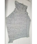 Gerry Women&#39;s Drawstring Cowl Neck Heather Grey Pullover Size Large NWT CA1 - £9.47 GBP