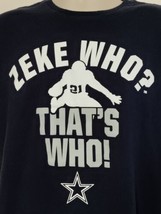 Dallas Cowboys Ezekiel Elliott T Shirt Large Zeke Who - £12.60 GBP