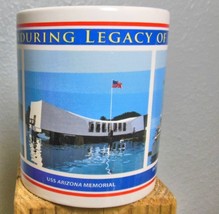 Pearl Harbor Mug  4.5&quot; USS Arizona and USS Missouri 4&quot; - £11.10 GBP