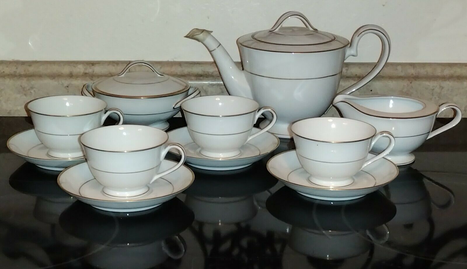 Vintage Noritake 'Champs Elysees' 6789 China Tea (Set of 43