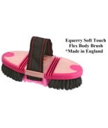 EQUERRY HORSE Soft Touch Flex Body Brush Pro Equine Grooming *Adjustable... - £18.01 GBP