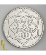 1911 MOROCCO 5 DIRHAMS (1/2 RIAL) - $103.95