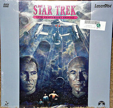 STAR TREK 25th Anniversary LaserDisc 1991 &amp; 35MM Film Slide &amp; Print SEAL... - £27.30 GBP
