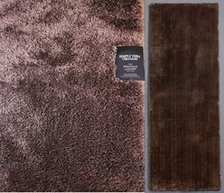 $42 Simply Vera Wang Premium Luxury Bath Rug Runner Dark Chocolate Brown 22 x 60 - £31.15 GBP