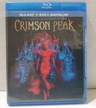 Crimson Peak Blu-Ray 2015 Slipcover 2 Disc Widescreen Hunnam Chastain Ho... - £29.12 GBP