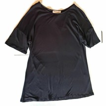 Philosophy Black Short Sleeve Viscose Top M NWT - £19.56 GBP