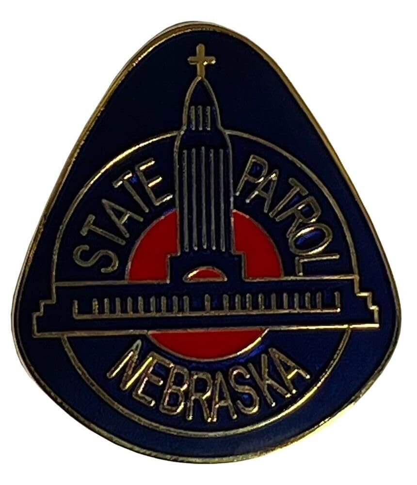 Nebraska State Patrol Patch Hat Cap Lapel Pin POP-027 (12) - $2.78+