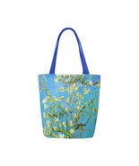 Almond Blossom Van Gogh Art Canvas Tote Bag Two Sides Printing - $24.43 CAD