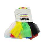 Pet Pride Everyone Welcome Rainbow Dog Outfit Costume Tutu &amp; Shirt Size ... - £11.83 GBP
