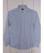 TOMMY HILFIGER BOY&#39;S LS PALE BLUE COTTON/POLY DRESS SHIRT-14-WORN ONCE - €6,59 EUR