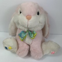 Mty International Pink Easter Bunny Rabbit Plush Jelly B EAN Stuffed Animal Vtg - £27.21 GBP