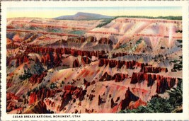 Cedar Breaks National Monument, Utah - Vintage White Border Postcard - 1935 (B8) - £3.87 GBP
