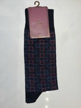 Bruno Magli Men&#39;s Cotton Socks Royal Blue Ref Logo Design Size 10-13 Italy - $22.24