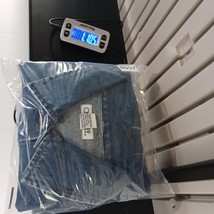 Cherokee RN#17730 Women’s Blue Cotton Button Up Cotton Jacket Pockets Size XL image 8