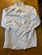 Mens Van Heusen Button Down Shirt Size 17.5-32/33 0104 - £23.26 GBP