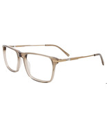 EASYCLIP EC646 Eyeglasses 020 Slate Grey Transparent 53mm - $188.98
