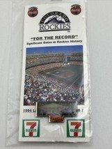 Colorado Rockies 1994 Final Game Coca-Cola Mile High Stadium Lapel Hat Pin - £4.44 GBP