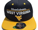 NCAA West Virginia Mountaineers Ball Cap, Youth, Navy Blue Yellow, Flat ... - £8.52 GBP
