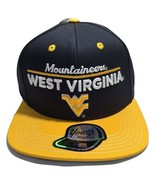 NCAA West Virginia Mountaineers Ball Cap, Youth, Navy Blue Yellow, Flat ... - £8.34 GBP
