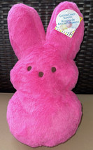 Peeps Rabbit 15” Fuzzy Pink Cotton Candy Scented Plush Easter Bunny PEEP NWT - £28.41 GBP