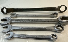 Lot Of 5 Assorted Brand Wrenches Great Neck Superrench K&D Huskey lectrolite - $12.99