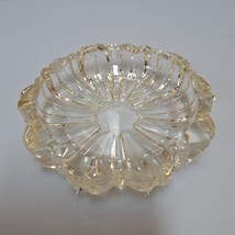 Vintage Mid Century Modern Small Clear Glass Ashtray  - £7.95 GBP