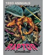 Marvel Comics 1993 Annuals Raptor Superbeing Trading Card Very Fine  - $4.99