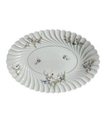 Vintage Haviland Limoges Orsay Fluted Oval Serving Platter France Floral... - $68.57 CAD