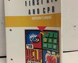 First Aid and C.P.R. American National Red Cross - $2.93