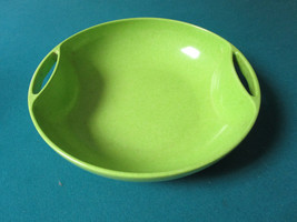 Branchell Color Flyte Lime Green Melmac ROUND 3 X 12&quot;  Bowl   [pott1] - $123.75