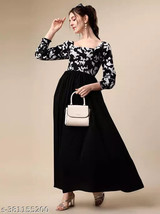 Summer special Women Fit and Flare Black Dress - $423.94 MXN