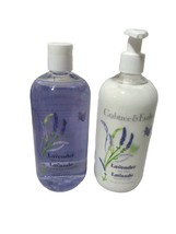 Crabtree &amp; Evelyn LAVENDER Bath Shower Gel &amp; Body Lotion 2 PC Set 16.9 oz ea New - £27.65 GBP