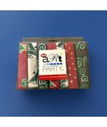 Vintage 2000 "The Art of the Party" set of  8 Cocktail Napkins - 100% Co... - $19.99