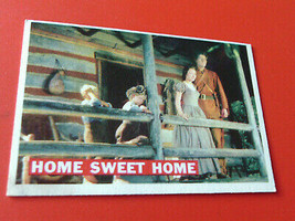 1956  TOPPS   DAVY  CROCKETT   HOME  SWEET  HOME  # 24  ORANGE  BACK  VE... - £27.37 GBP