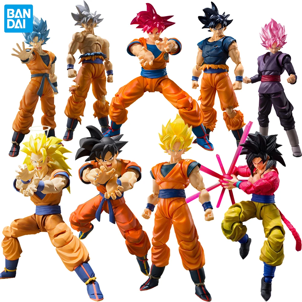 Bandai Original SHFiguarts SHF Dragon Ball Super Saiyan God Sun Goku Anime - £69.04 GBP+