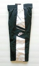 Nike Toddler Boy Athletic Windbreaker Pants Black White Size 2T NWT - £9.94 GBP