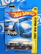 Hot Wheels 2007 New Models #15 1966 TV Series Batmobile Black w/ 5SPs High Beam - £5.18 GBP