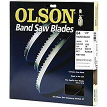 Olson 64.5 in. L X 0.5 in. W Metal Band Saw Blade 18 TPI Wavy teeth - $16.95