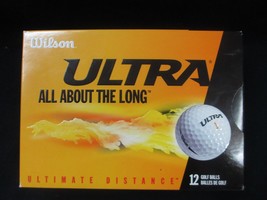 Coca-Cola Golf Balls Wilson Ultra 12-pack Ultimate Distance Red Script Logo - £18.61 GBP