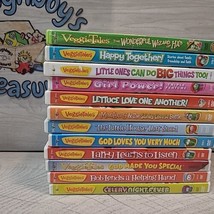 VeggieTales DVD Lot Of 12 With 28 Stories - £27.05 GBP