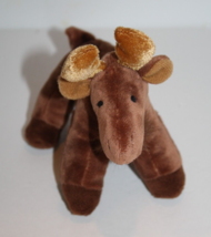 Mary Meyer Moose Finger Puppet Mini 6&quot; Small Plush Stuffed Animal Soft T... - $203.14 MXN