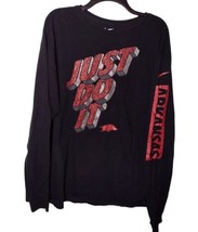 Arkansas Razorbacks Just Do It Nike T Shirt Size XXL Spell Out Sleeve Black Red - £11.19 GBP