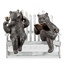 SPI Hipster Bears on Bench Garden - £256.93 GBP