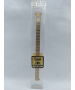 Vintage Speidel Twist-O-Flex Classic Dainty Gold &amp; Silver 1950/72 Watchband - $14.84