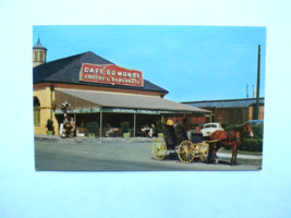 New Orleans LA, The Cafe Du Monde, Louisiana Vintage Postcard - $4.01