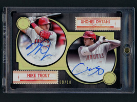 2022 Topps Five Star Mike Trout/Shohei Ohtani Dual Autograph Card #9/10 Angels - £2,201.78 GBP