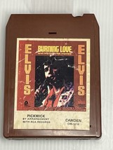 Elvis Presley Burning Love And Hits From His Movies 8 Track Tape Brown Case - £3.91 GBP