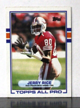 Jerry Rice 1989 Topps All Pro Card #7 - £6.19 GBP