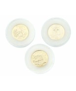 GOLD PLATED  OK, NM &amp; AZ 24K Gold-Plated State Quarters 2008 C23843 - $15.01 CAD