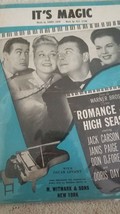 Vintage Sheet Music &quot;It’s Magic&quot; Doris Day from &quot;Romance on the High Seas&quot; - £19.32 GBP